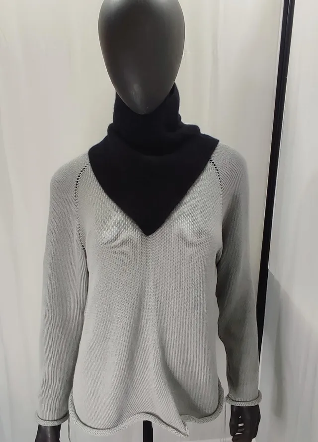 Cashmere-Loop in Schwarz – Bild 3