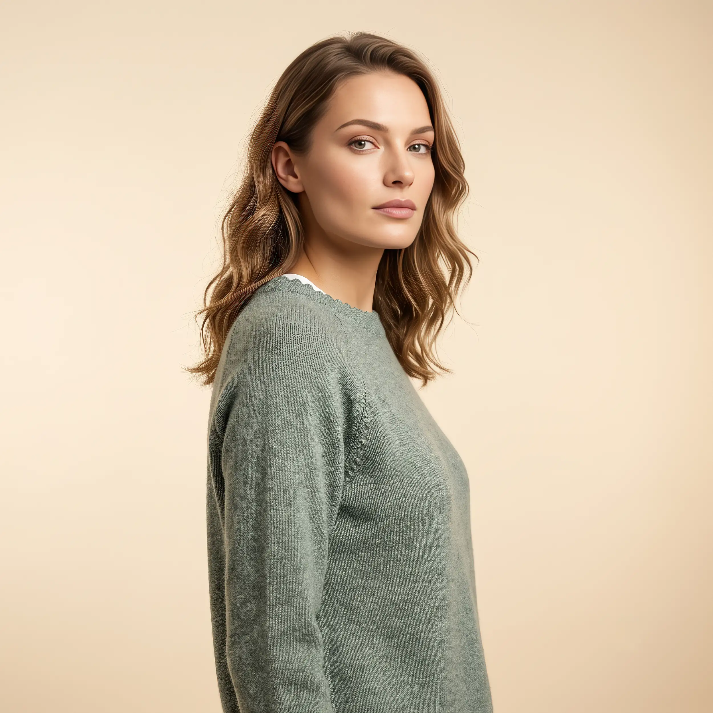 Cashmere Wende-Pullover (Plattiert) - UNISEX – Bild 3